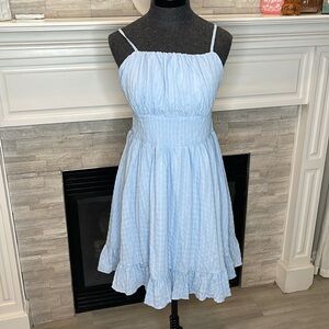 Smocked Baby Blue Dress Size Medium